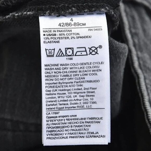 Banana Republic Denim Mini Shirt with Raw Hem Black Size 4 - Picture 9 of 11